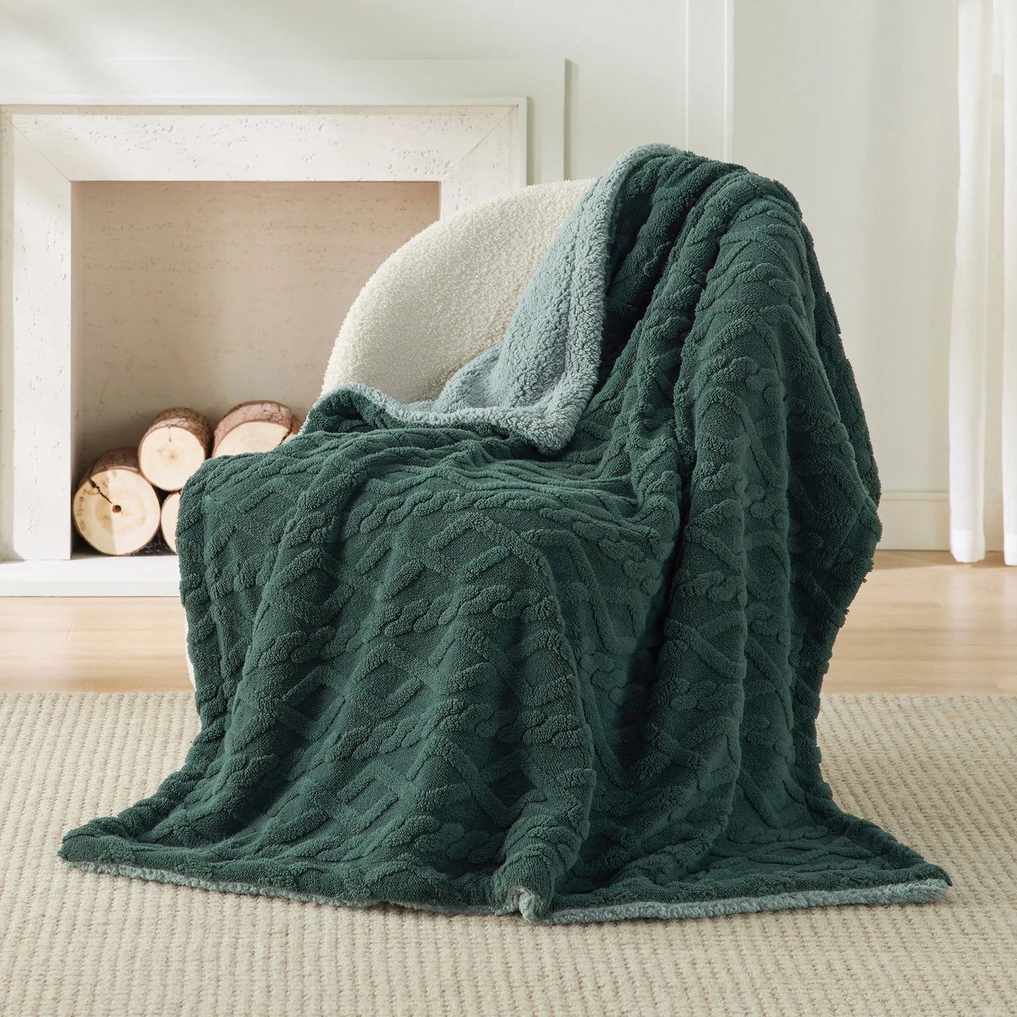 Sherpa Throw Blanket For Couch