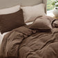 PureWoven™ Cotton Waffle Space-Dyed Duvet Cover Set