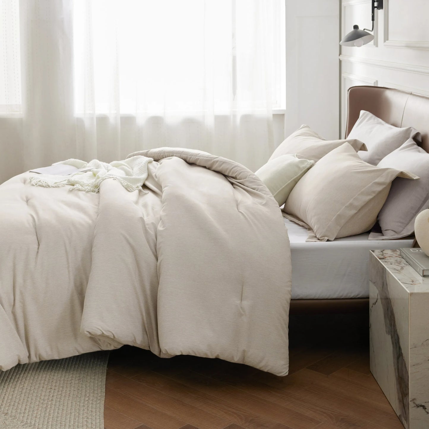 Cationic Dye Comforter Set 100gsm