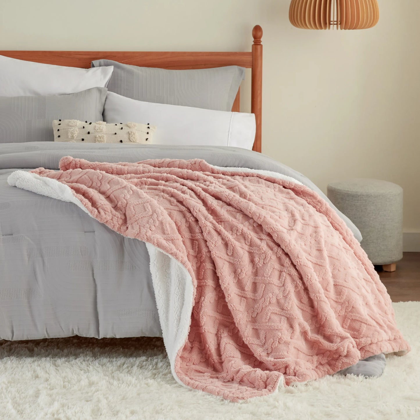 Sherpa Throw Blanket For Couch