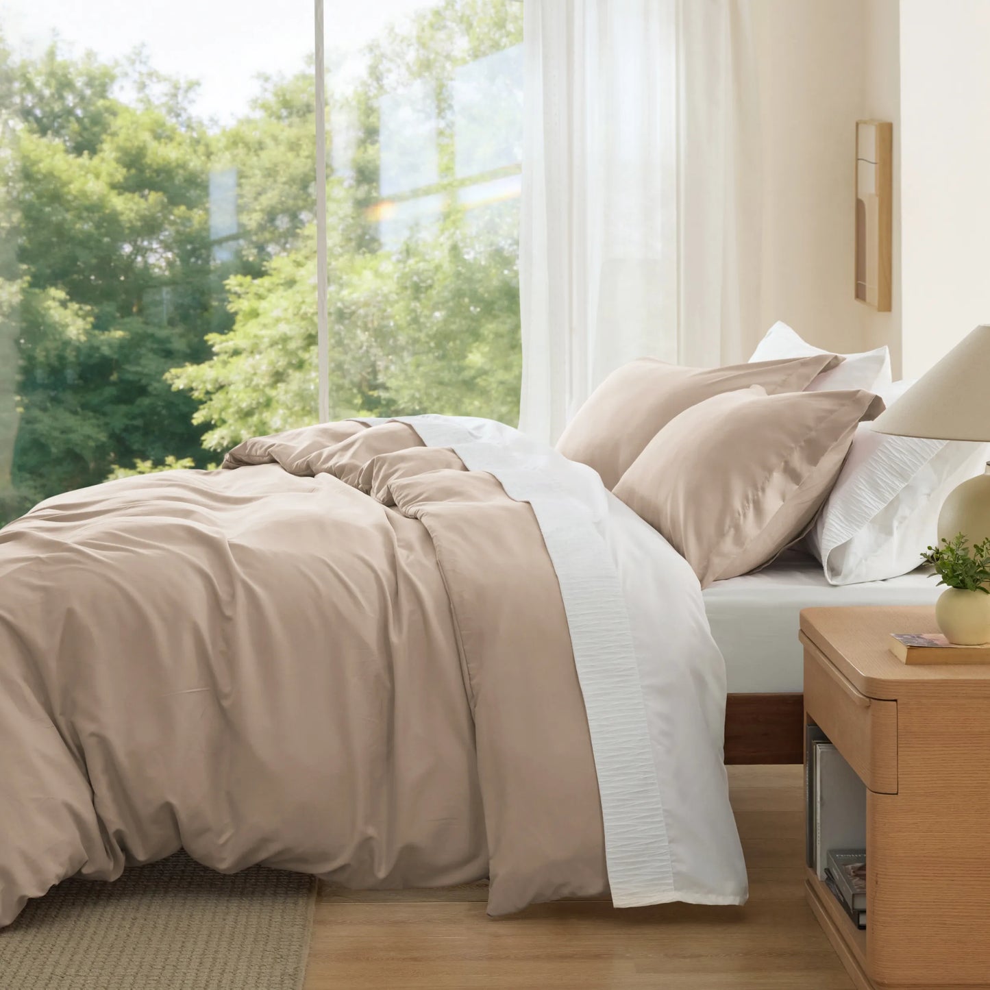 Brushed Microfiber Duvet Cover Set