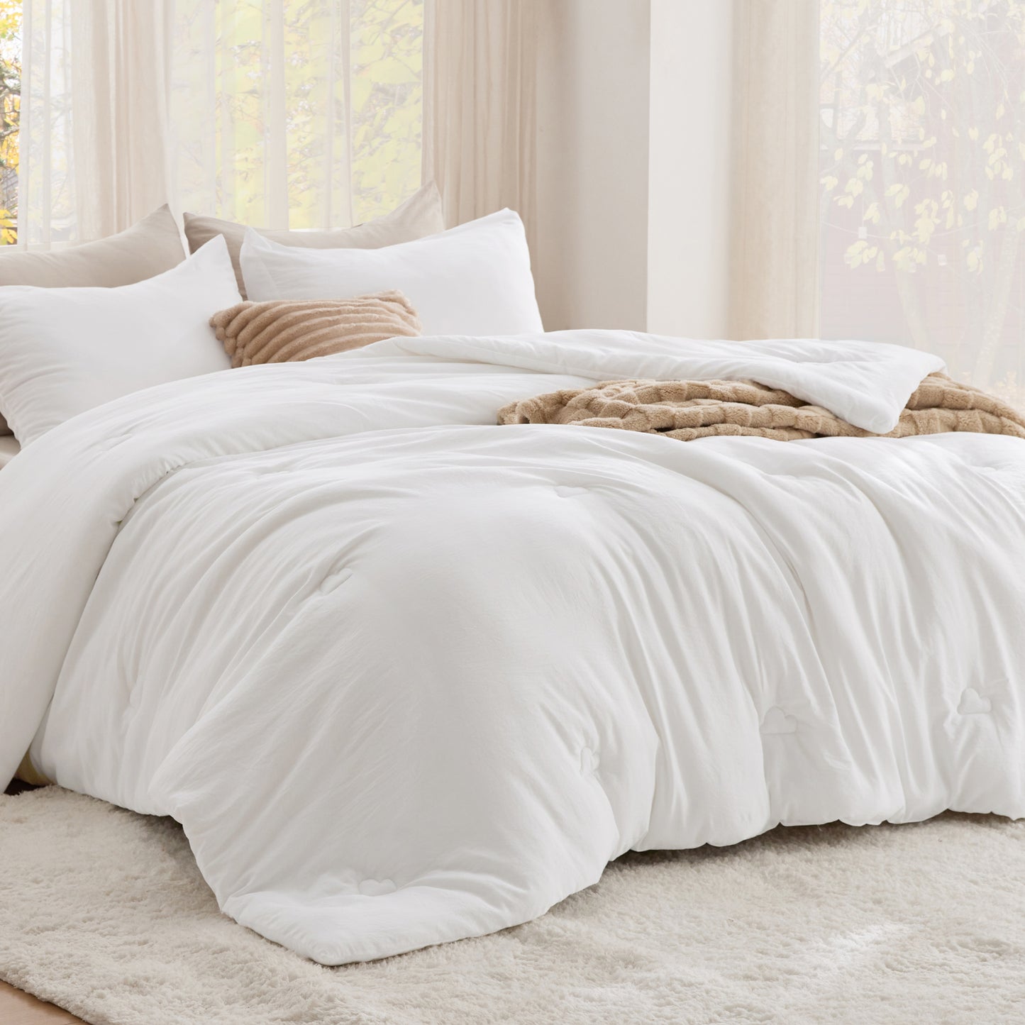 GentleSoft® Textured Quilted Comforter Set