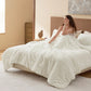 Striped Flannel Comforter Set