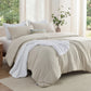 Prewashed Plain Comforter Set