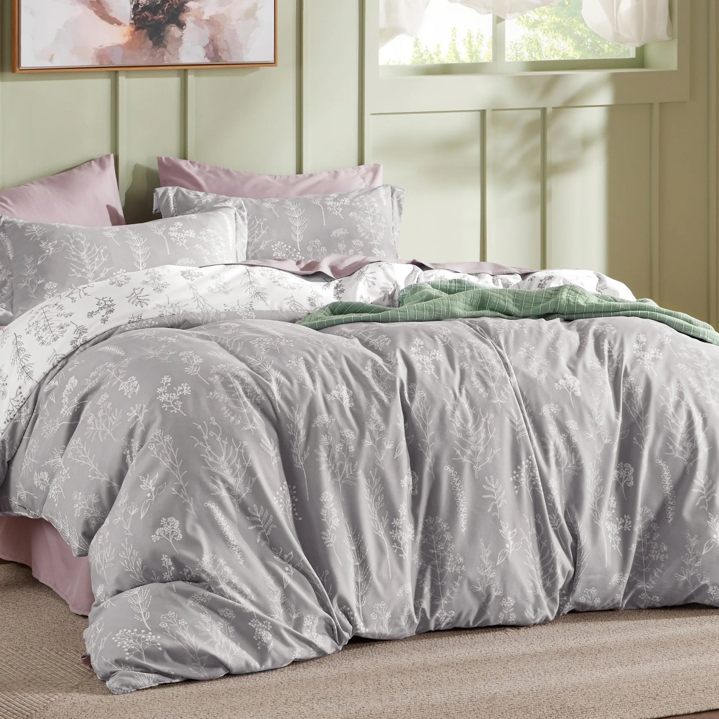 Floral Comforter Set