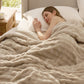 GentleSoft® Bubble Sherpa Fleece Blanket