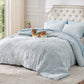 Graceful Bow Jacquard Comforter Set