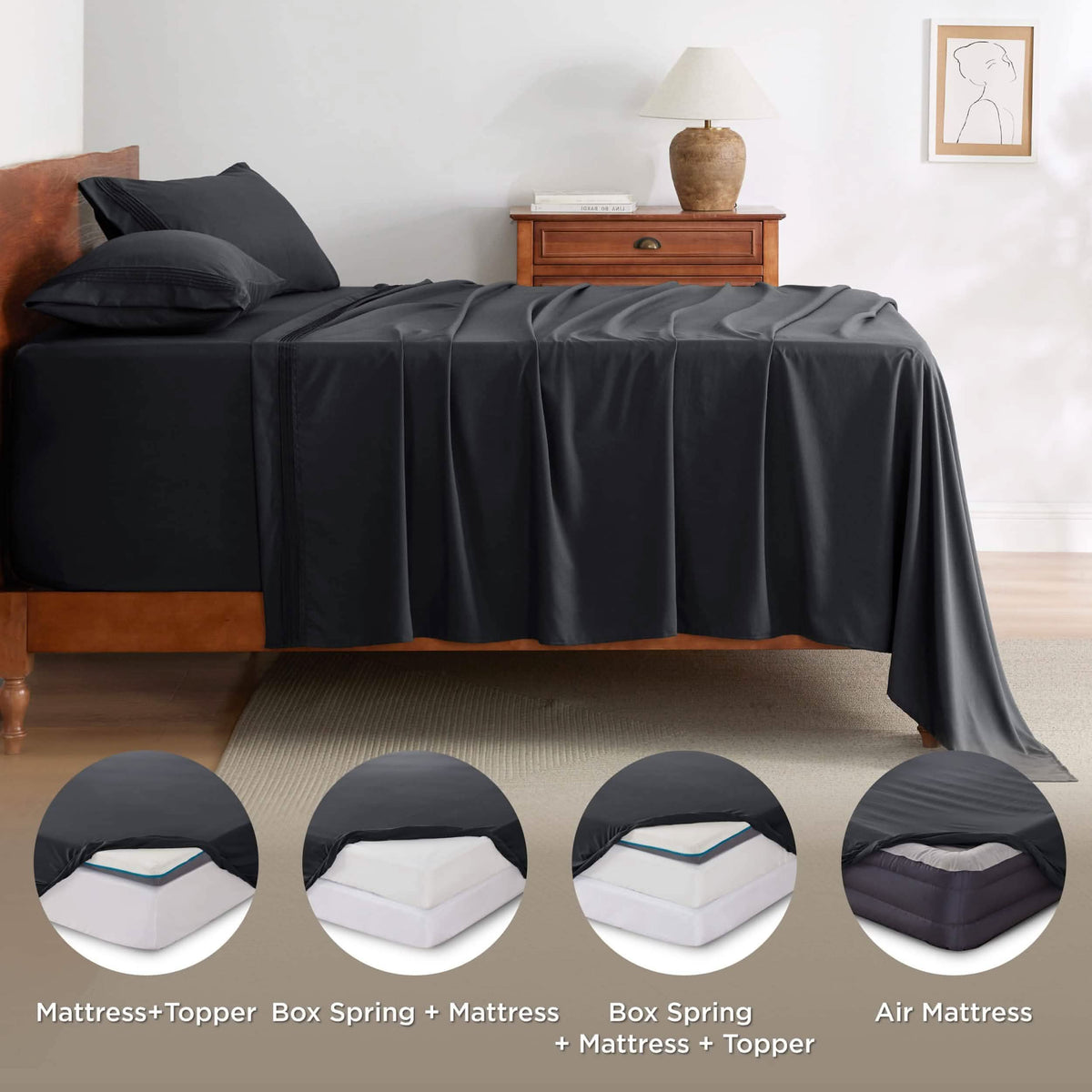GentleSoft™ Moisture-Wicking Sheet Set
