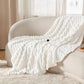 Striped Flannel Heated Blanket