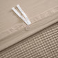 PureWoven™ cotton waffle weave duvet cover with button closure and corner ties.