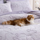 Graceful Bow Jacquard Comforter Set