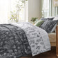 Reversible Floral Print Comforter Set