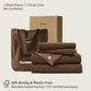 PureWoven™ Cotton Waffle Space-Dyed Duvet Cover Set