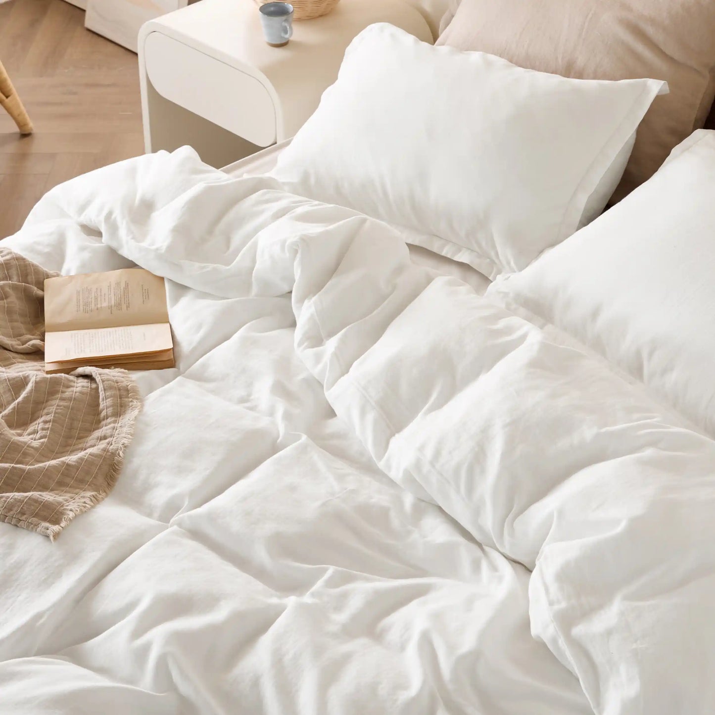 PureWoven™ 100% Muslin Duvet Cover Set