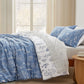 Reversible Floral Print Comforter Set