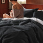 PureWoven™ Cotton Waffle Weave Duvet Cover Set
