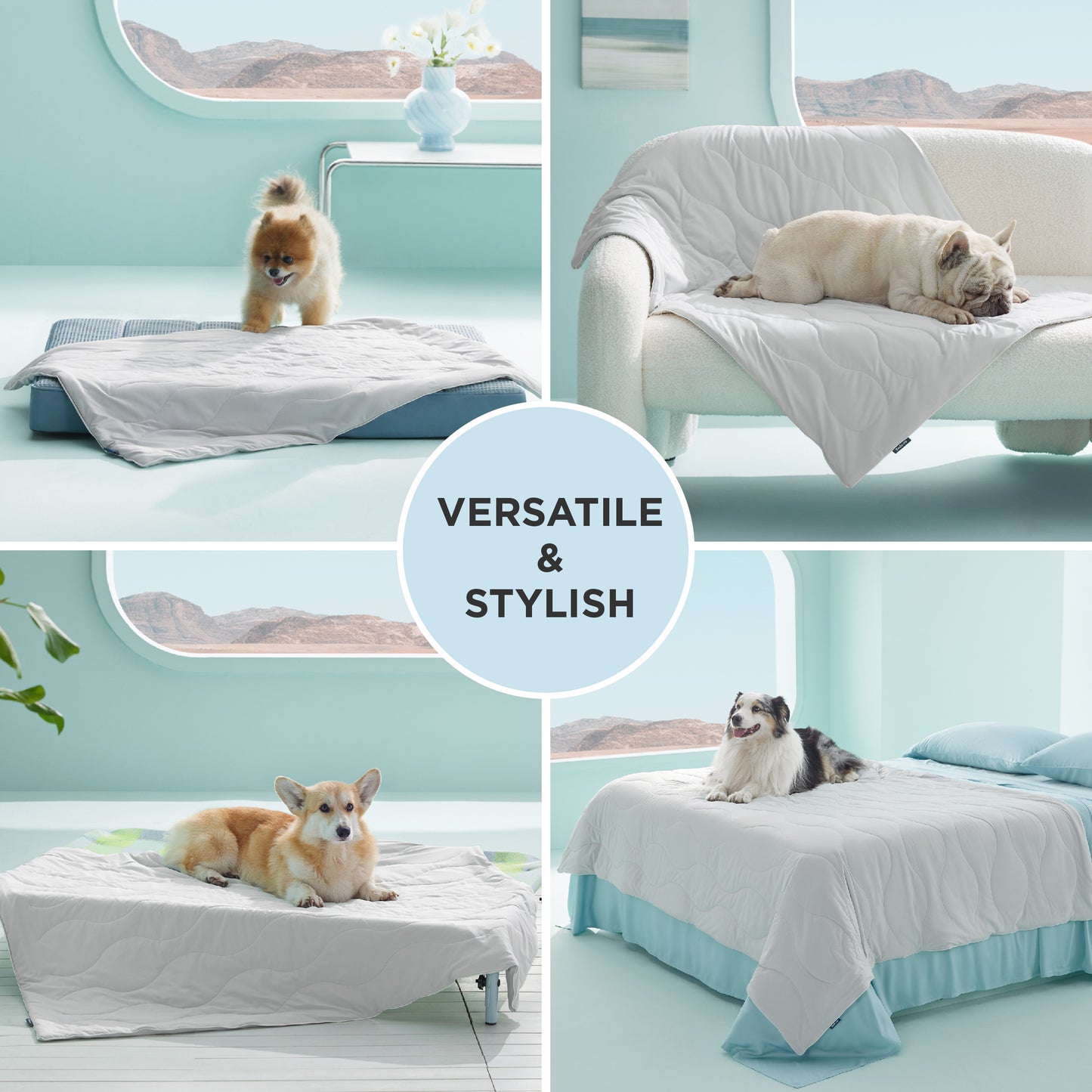 Textured Pet Cooling Blanket