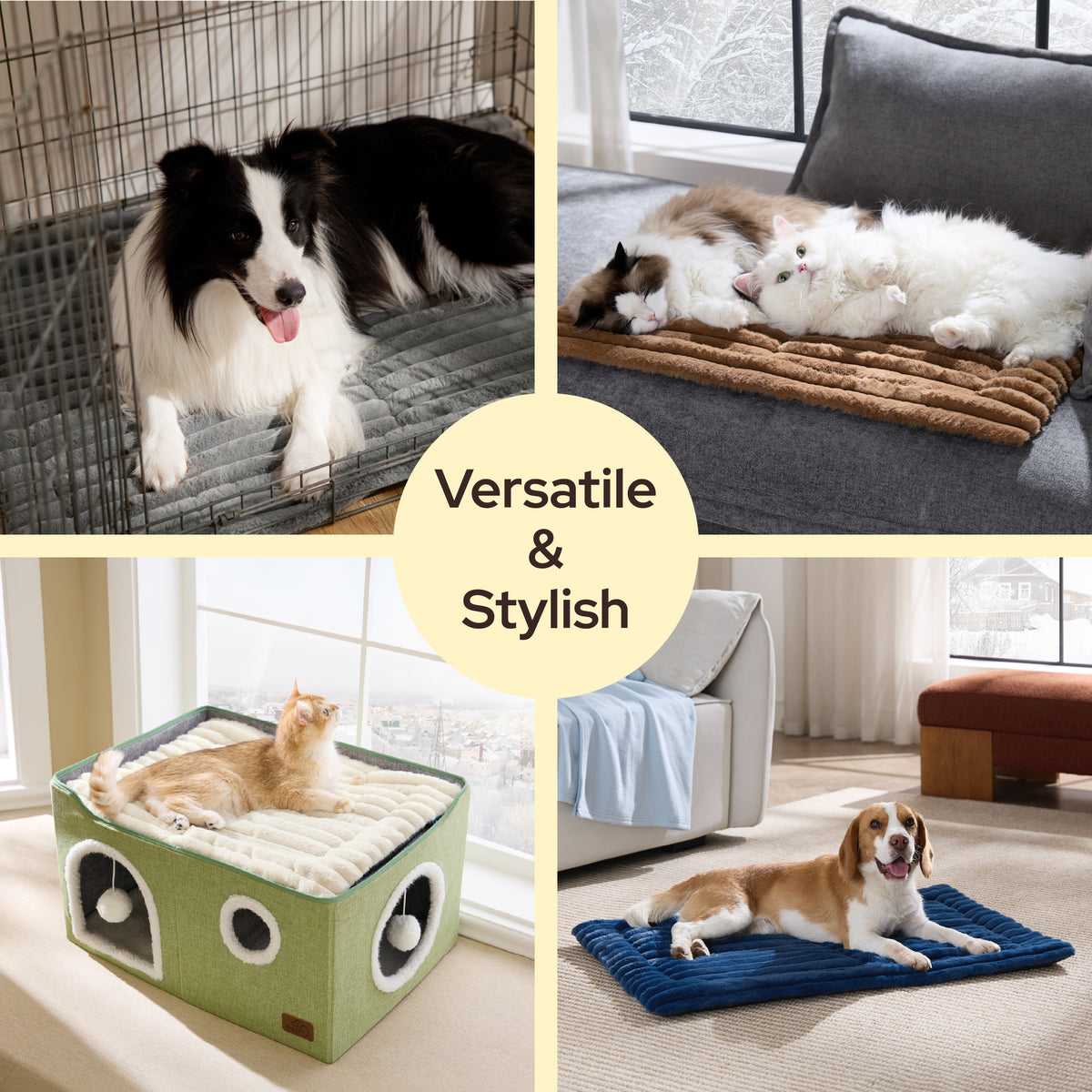 ComfyFleece® Self-Warming Dog Mat
