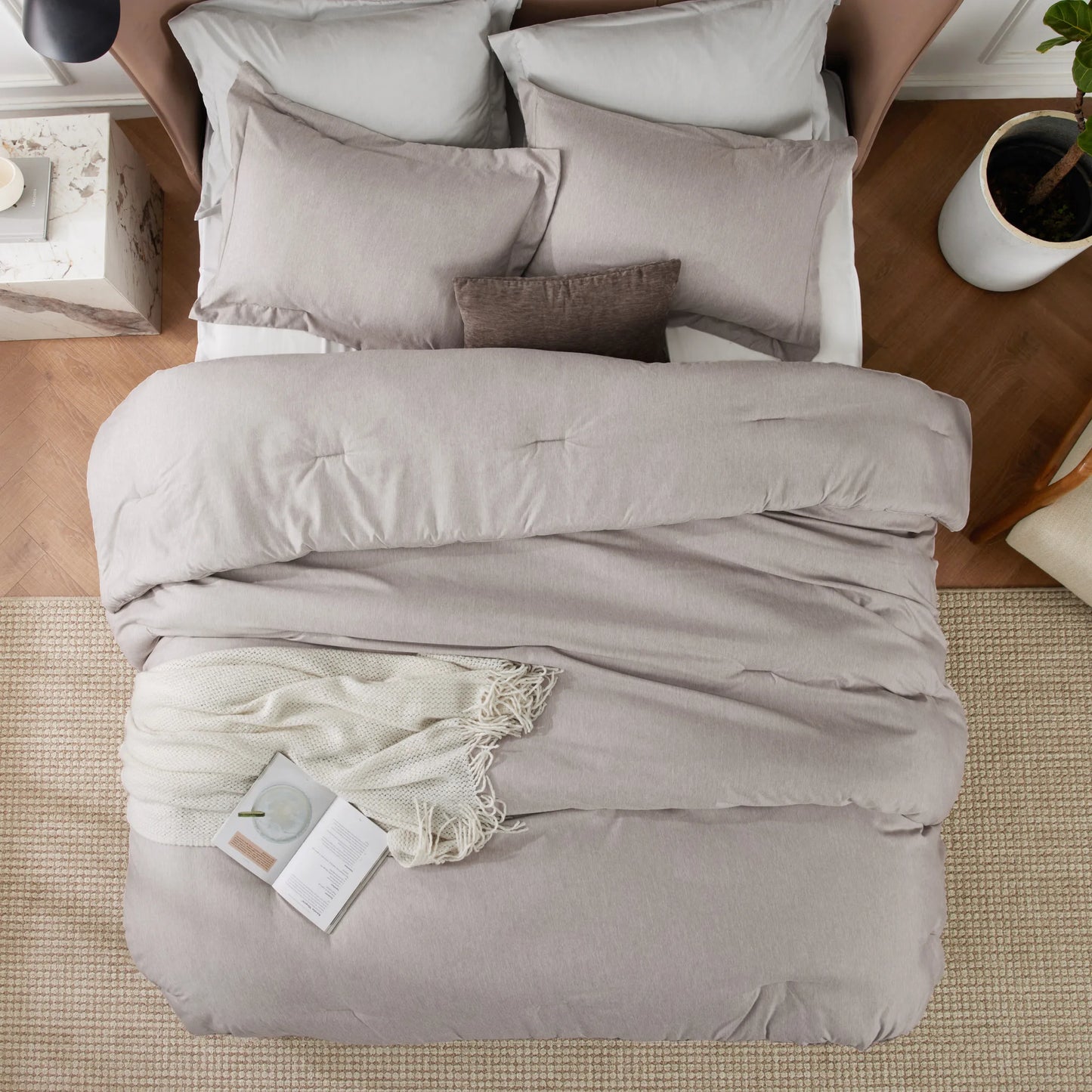 Cationic Dye Comforter Set 100gsm