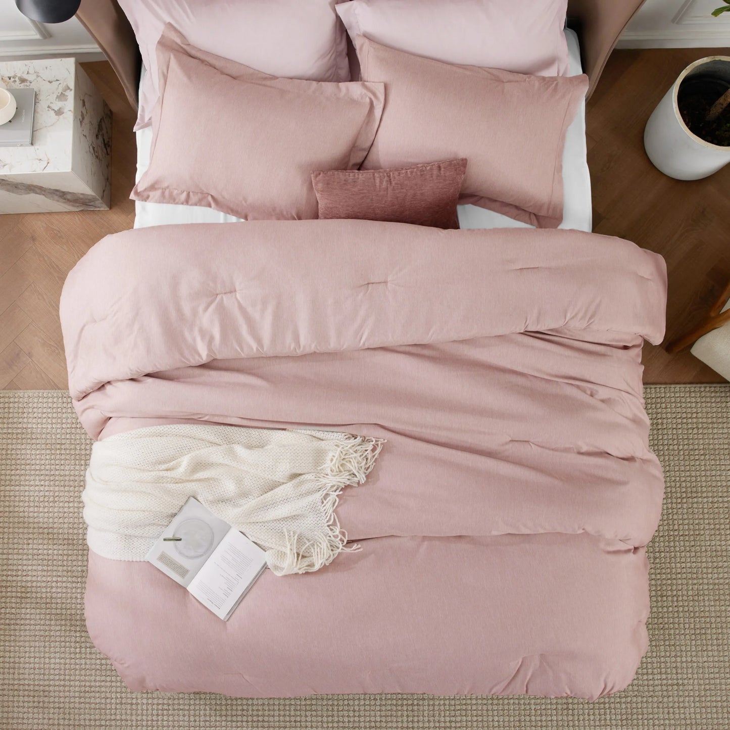 Cationic Dye Comforter Set 100gsm