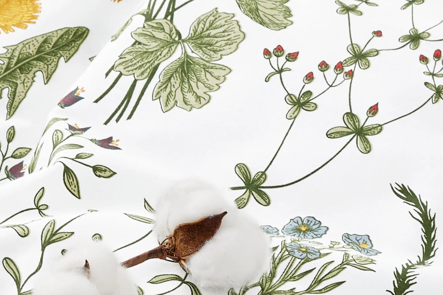 PureWoven™ 100% Cotton Patterned Duvet Cover Set