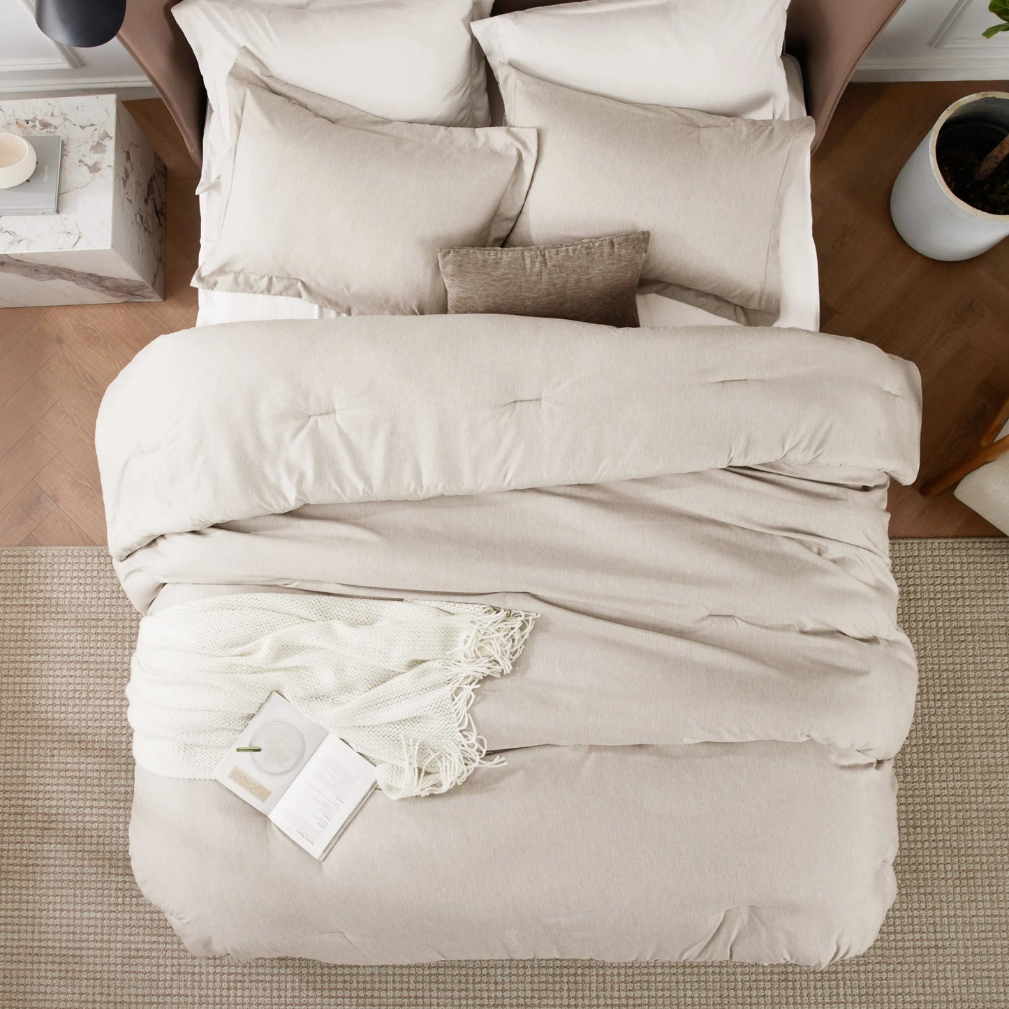 Cationic Dye Comforter Set 100gsm