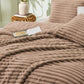 Striped Flannel Comforter Set