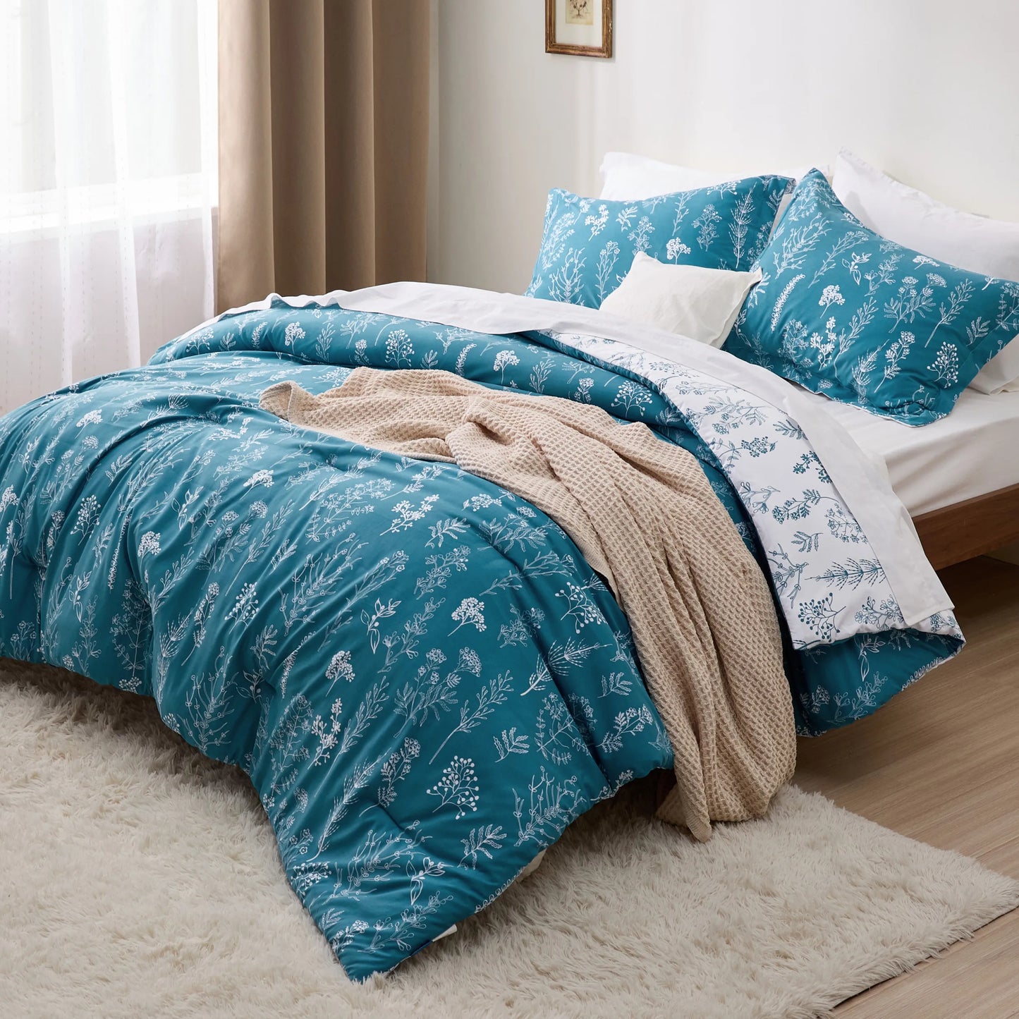 Floral Comforter Set
