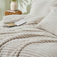 Striped Flannel Comforter Set