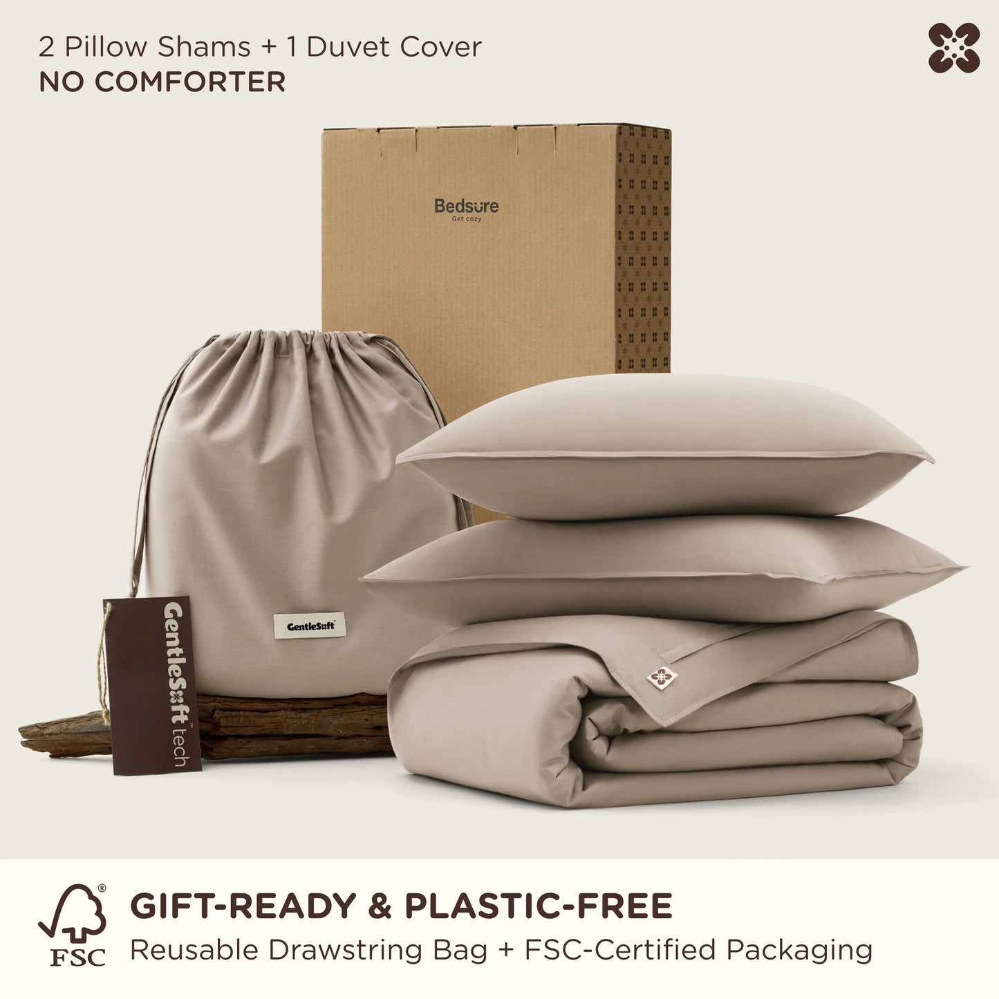 GentleSoft® Serene Blend Duvet Cover Set