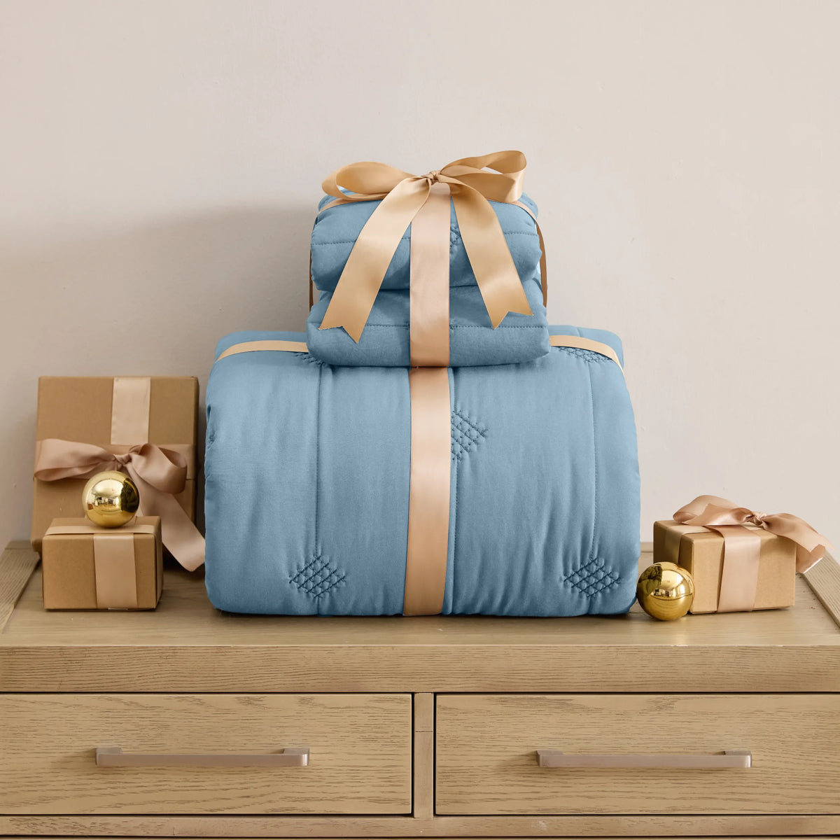 Prewashed Diamond Quilt Set