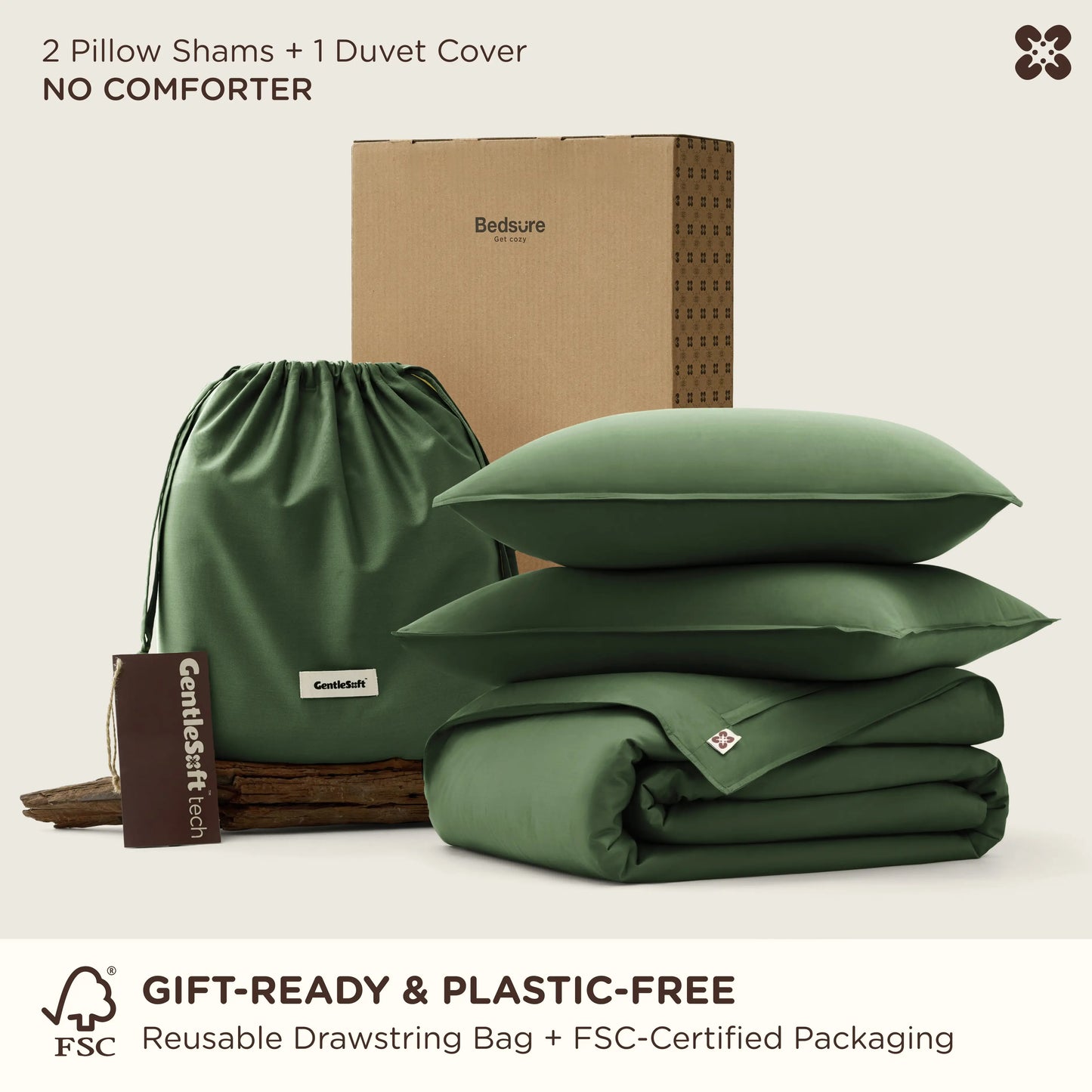 GentleSoft® Serene Blend Duvet Cover Set