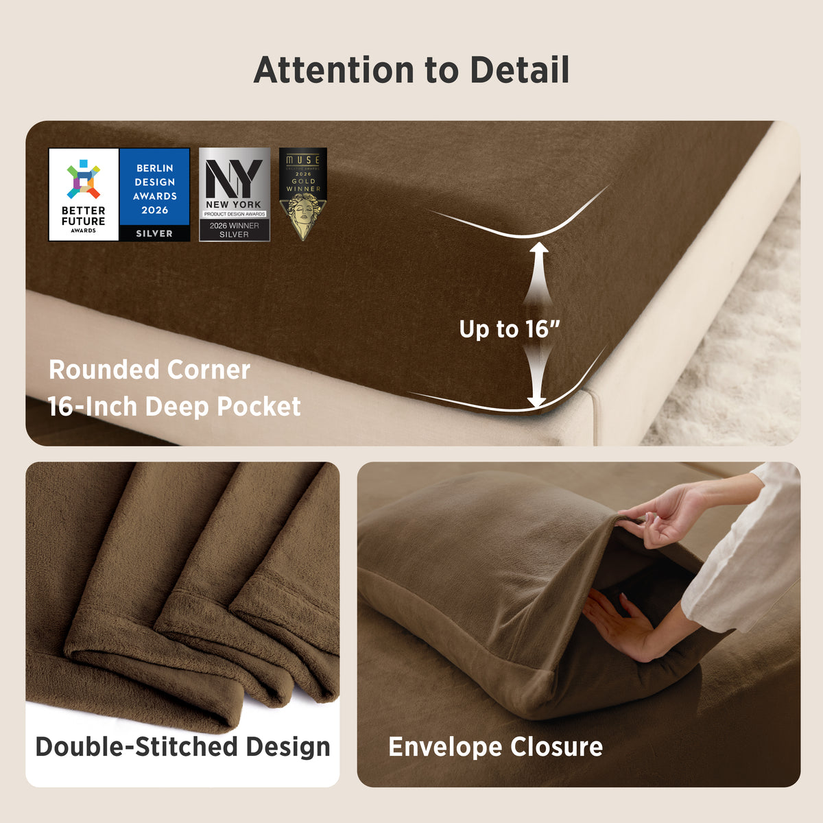 220 GSM Anti-Static Flannel Sheet Set