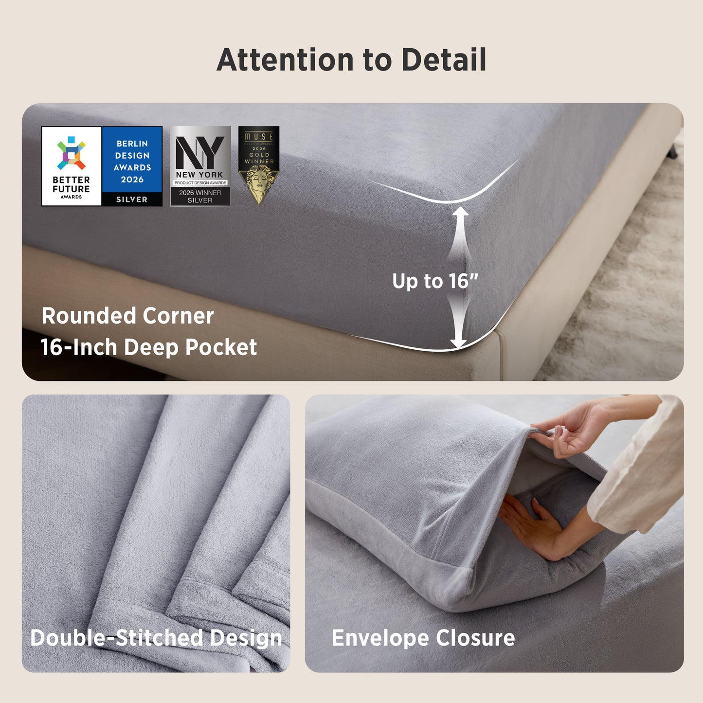 220 GSM Anti-Static Flannel Sheet Set