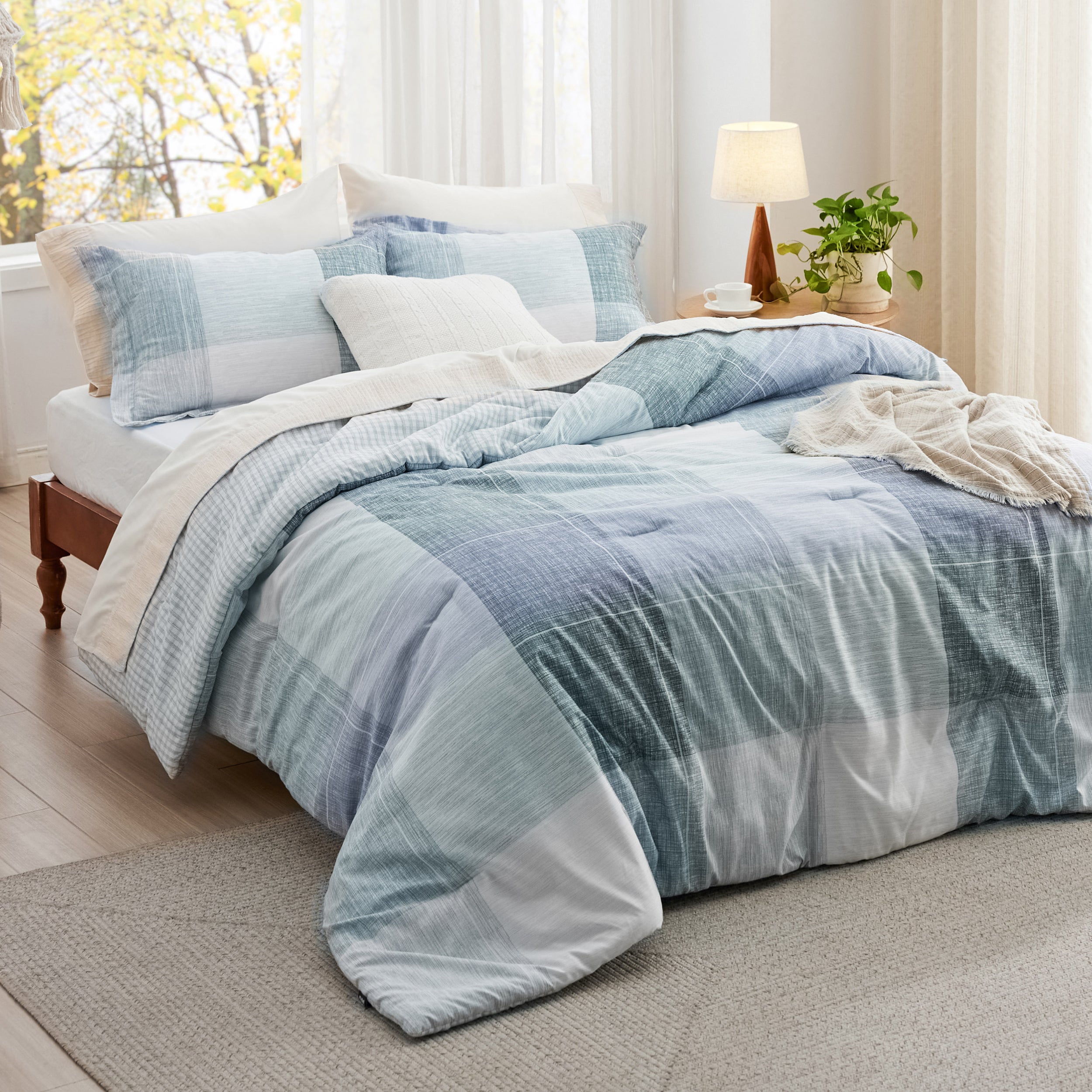 Twin Microfiber Duvet Cover Set | Soft & Cozy – Bedsure