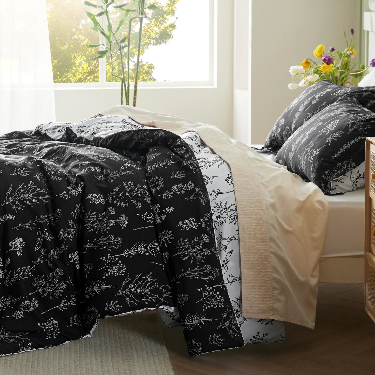 Floral Comforter Set