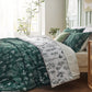 Reversible Floral Print Comforter Set