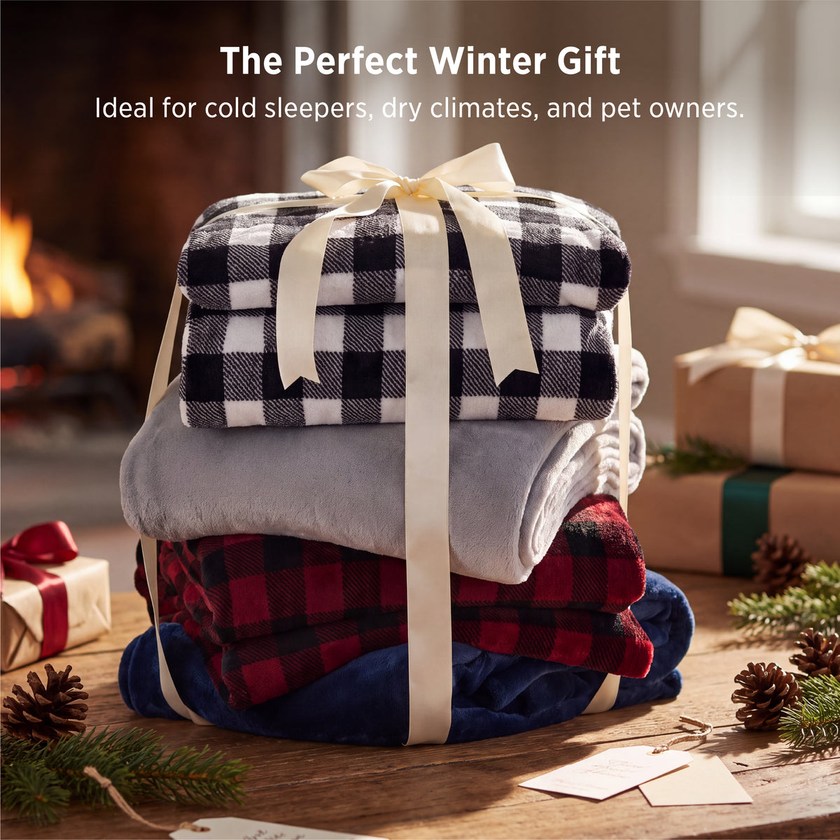 220 GSM Anti-Static Flannel Sheet Set