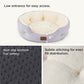 Solid Round Pet Bed