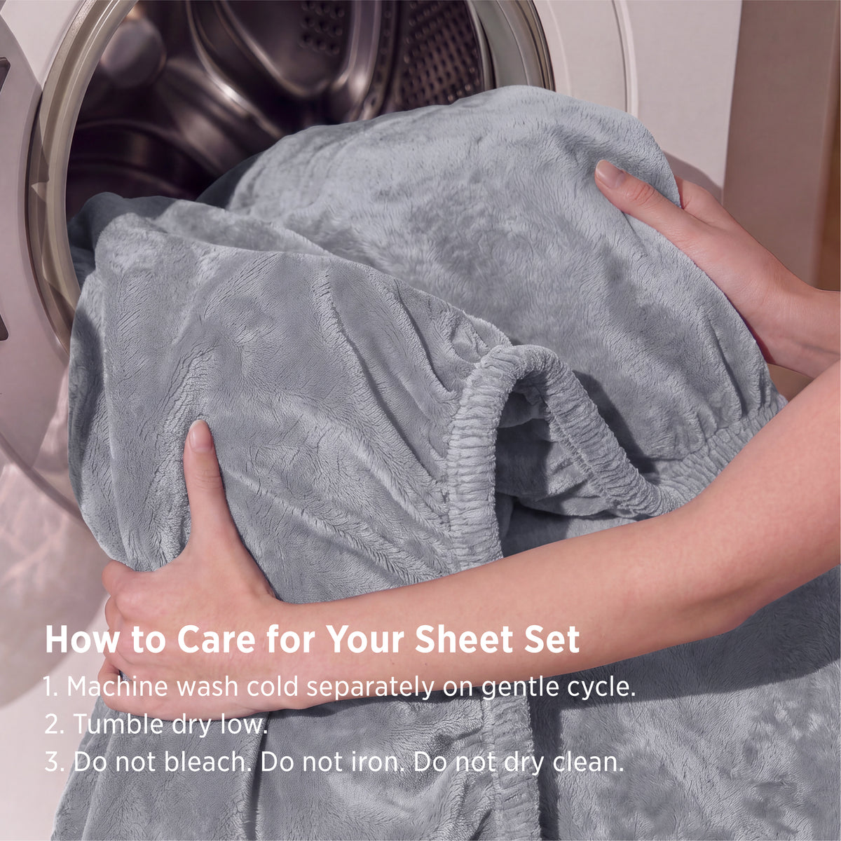 220 GSM Anti-Static Flannel Sheet Set
