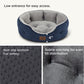 Solid Round Pet Bed