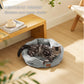 Solid Round Pet Bed