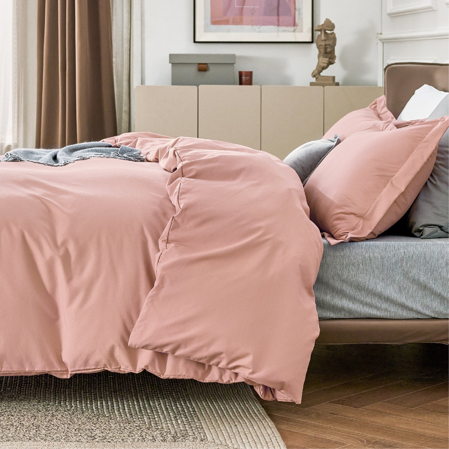 Brushed Microfiber Duvet Cover Set