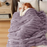 Plush Stripe Blanket