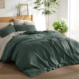 Cotton Linen Hybrid Duvet Cover Set