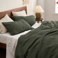 GentleSoft® Cotton Waffle Weave Duvet Cover Set