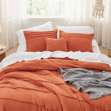 Pinch Pleat Comforter Set