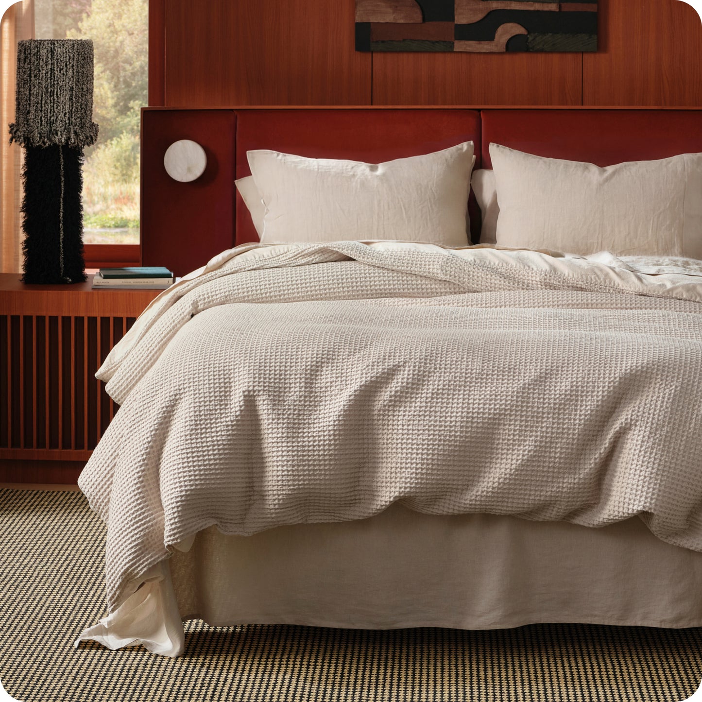 PureWoven™ Cotton Waffle Weave Duvet Cover
