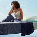 Bedsure Breescape Reversible Cooling Blanket for Hot Sleepers