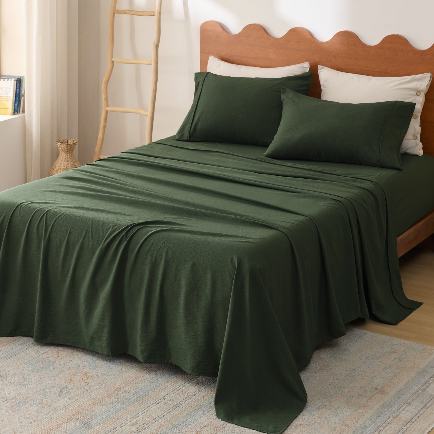 Cotton-Like Striped Sheet Sets